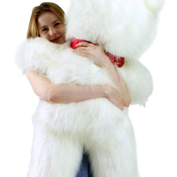 White Teddy Bear 46 inches
